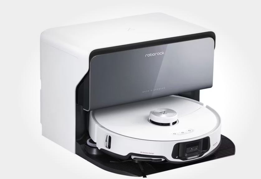 Roborock S8 MaxV Ultra Weiß (Version mit Wasseranschluss) Saug-Wisch-Roboter mit automatischer Nachfüllstation