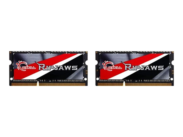 G.Skill Ripjaws F3-1600C11D-8GRSL - DDR3L - Kit - 8 GB: 2 x 4 GB - SO DIMM 204-PIN - 1600 MHz / PC3-12800 - ungepuffert