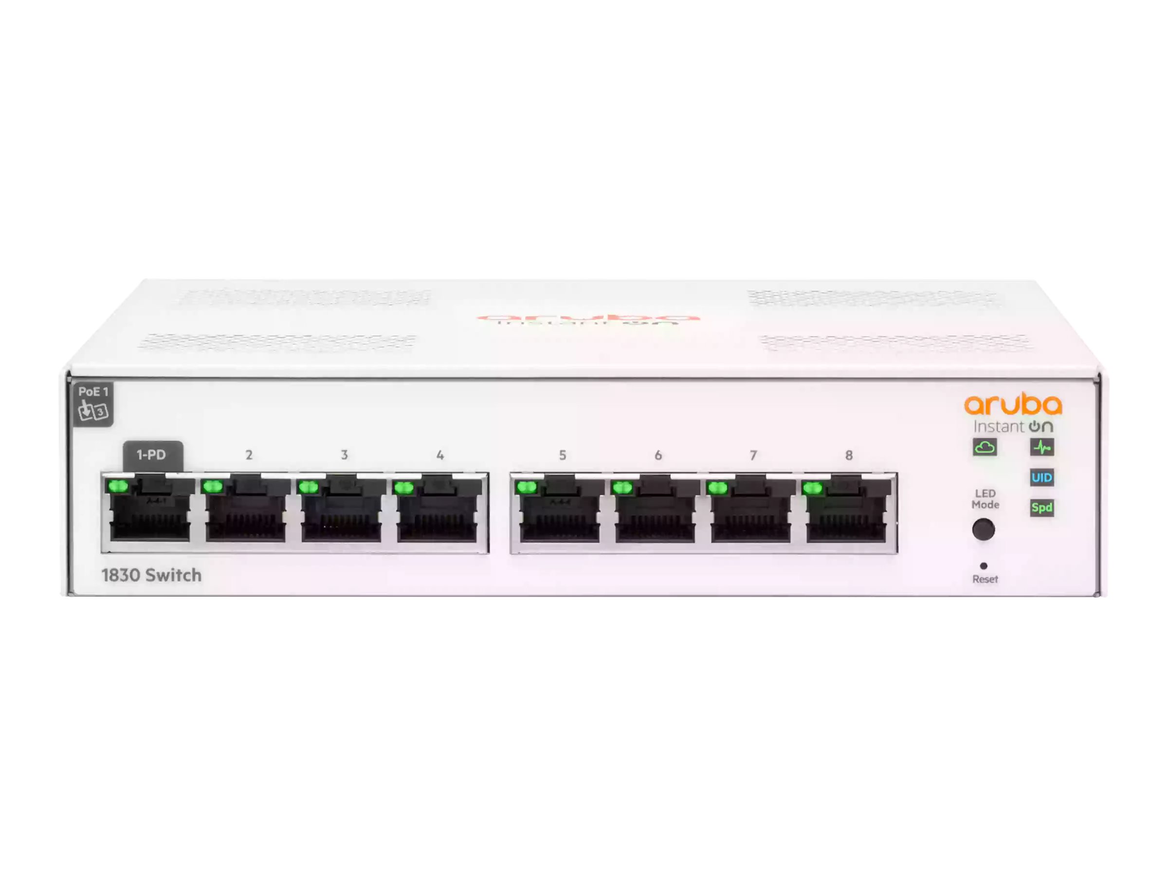 HPE Networking Instant On 1830 8G Switch - Switch - 8 Anschlüsse - Smart