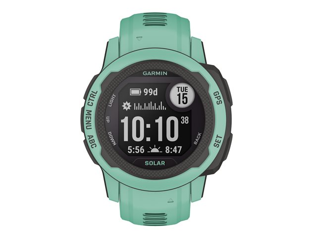 Garmin Instinct 2S Solar - Neo Tropic - Sportuhr mit Band - 32 MB