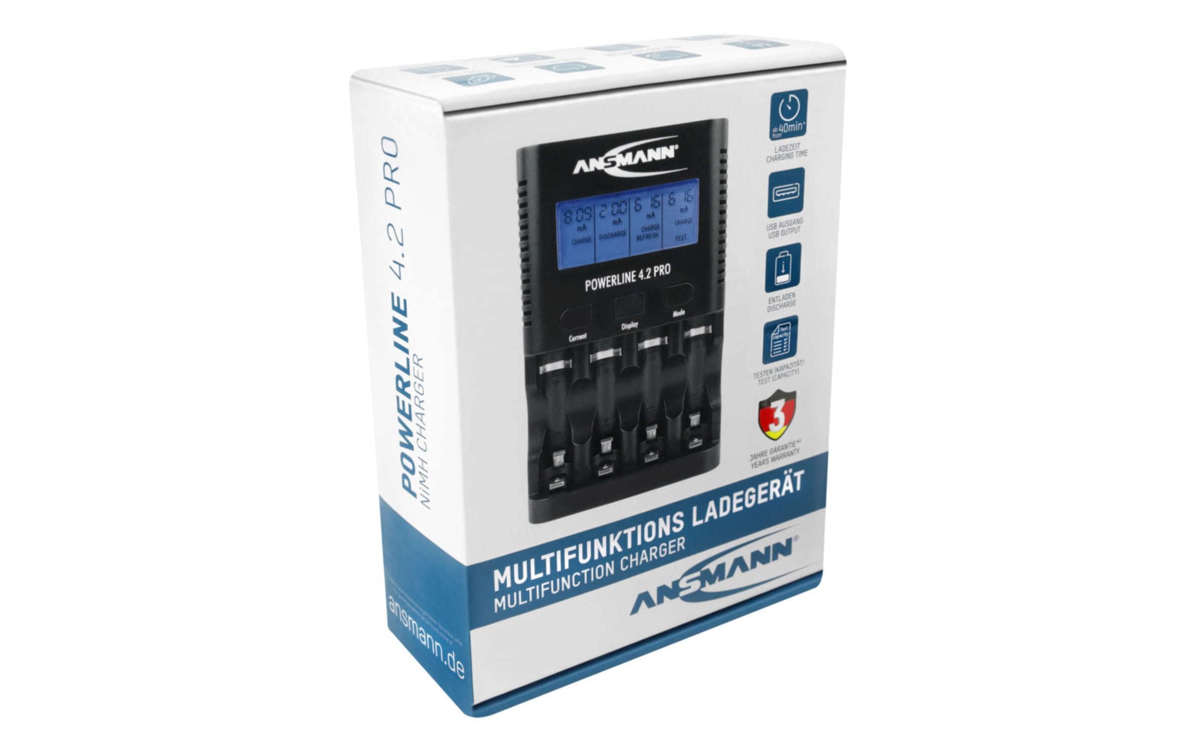 Ansmann Ladegerät Powerline 4.2 Pro