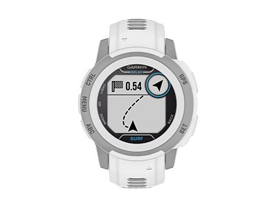 Garmin Instinct 2S Solar Surf Edition - Ericeira - Sportuhr mit Band - 32 MB