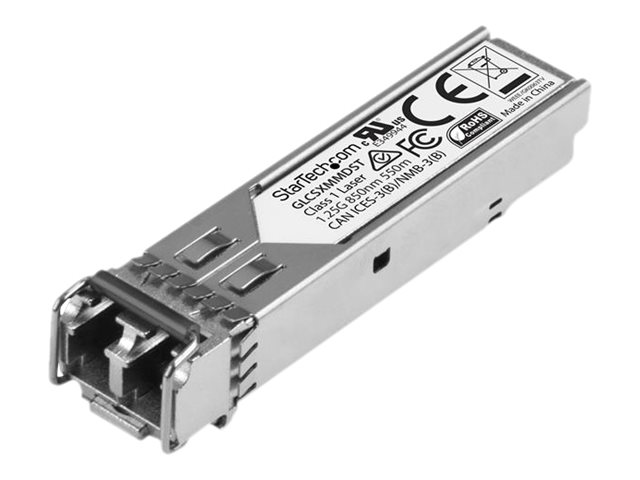 StarTech.com Cisco GLC-SX-MMD kompatibel SFP - Gigabit Fiber 1000Base-SX SFP Transceiver Module - MM LC - 550m - 850nm - SFP (Mini-GBIC)-Transceiver-Modul - 1GbE