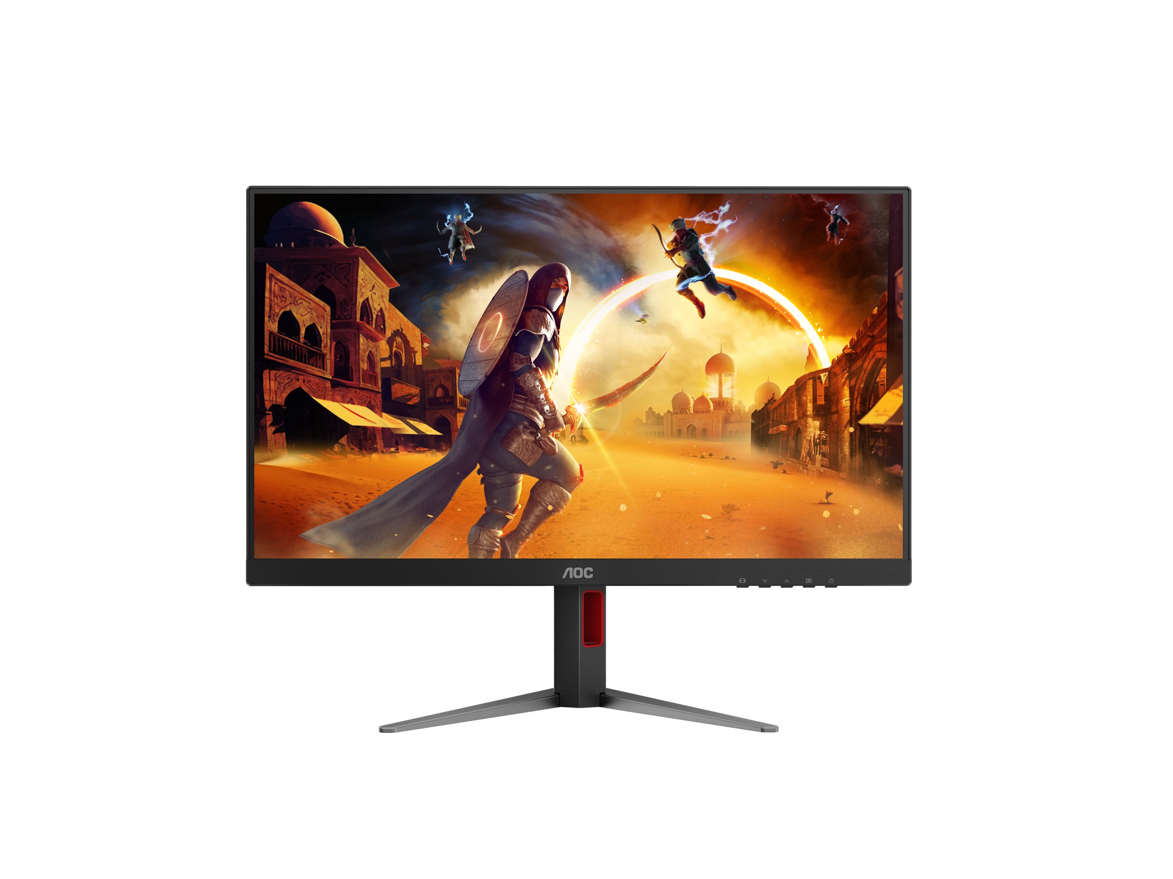 AOC 27" 27G4X 16 09 2xHDMI+DP IPS black/red - Flachbildschirm (TFT/LCD) - 27"