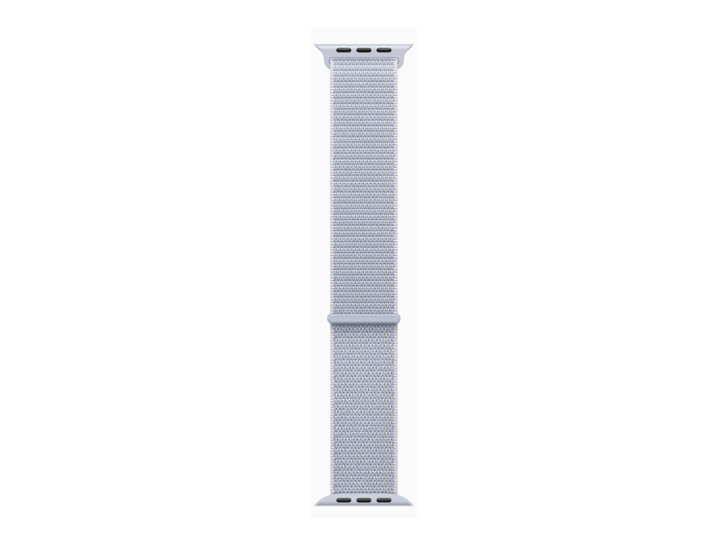 Apple Watch Series 10 GPS + Cellular 46mm Silver Aluminium Case mit Blue Cloud Sport Band (MWY23QF/A)