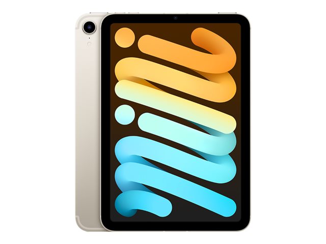 Apple iPad mini Wi-Fi + Cellular - 6. Generation - Tablet - 64 GB - 21.1 cm (8.3") IPS (2266 x 1488) - 3G, 4G, 5G - Starlight