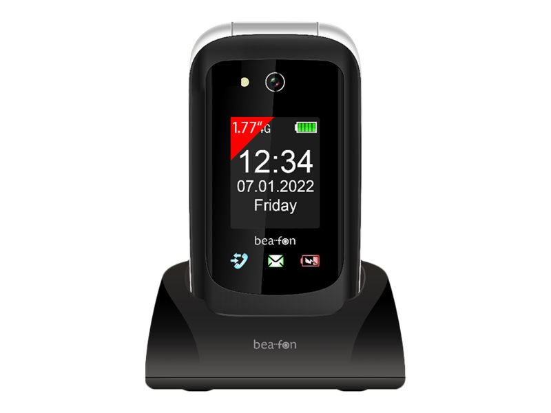 Bea-fon Silver Line SL720i - schwarz-silbern - 4G Feature Phone - GSM