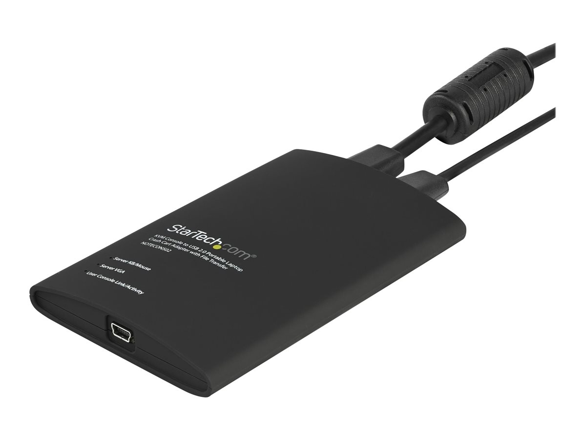 StarTech.com USB 2.0 KVM Konsole - Mobiler Laptop Crash Cart Adapter mit Datenübertragung und Videoaufnahme - Portable USB KVM Konsole - KVM-Switch - 1 x KVM port(s) - 1 lokaler Benutzer - Desktop
