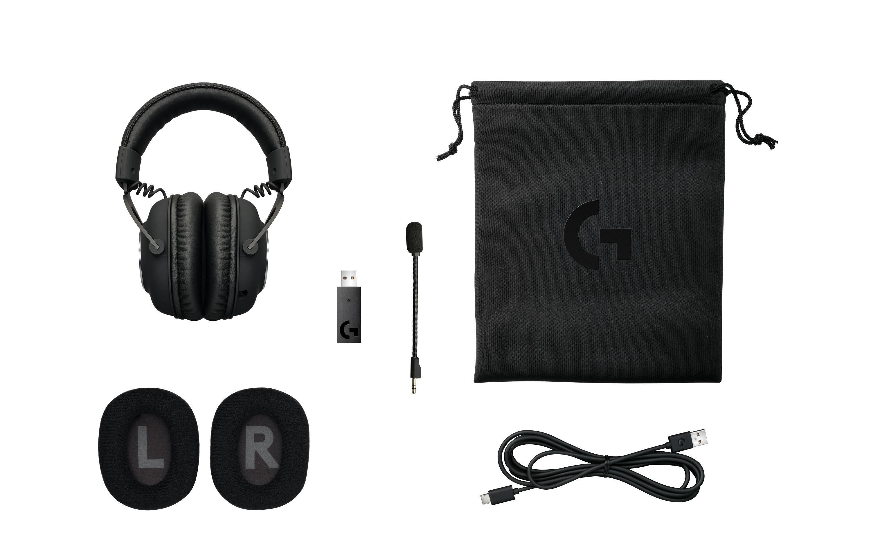 Logitech G Pro X - Headset - ohrumschließend - LIGHTSPEED - kabellos - Geräuschisolierung