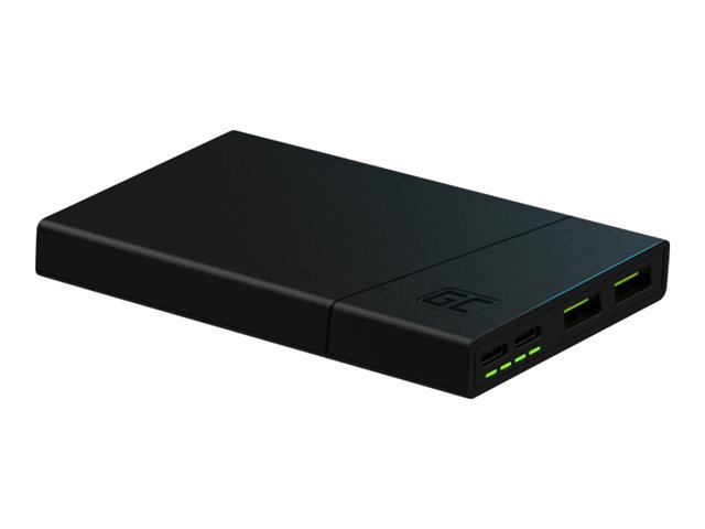 Green Cell PowerPlay 10S Powerbank - Li-Pol - 2 x USB
24 pin USB-C - 18 Watt
