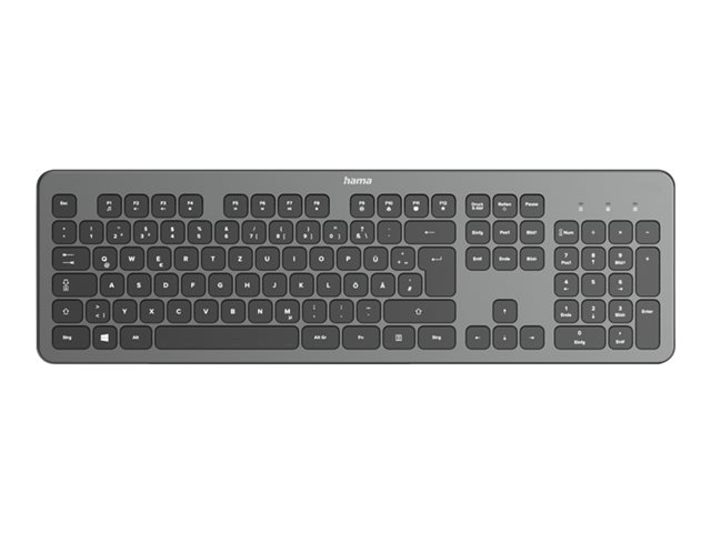 Hama "KW-700" - Tastenfeld - QWERTZ - Deutsch - Schwarz
Anthrazit Eingabegerät