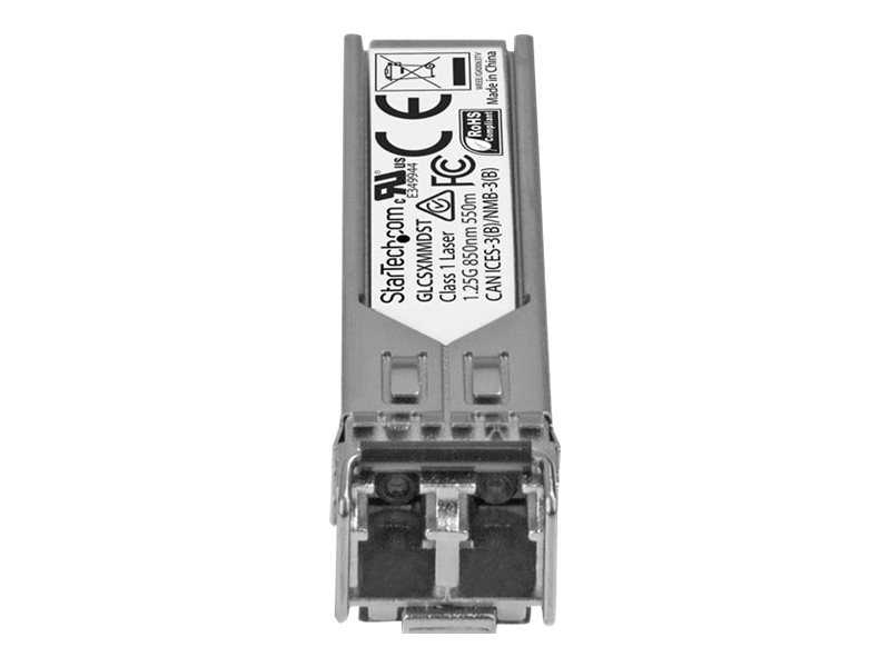 StarTech.com Cisco GLC-SX-MMD kompatibel SFP - Gigabit Fiber 1000Base-SX SFP Transceiver Module - MM LC - 550m - 850nm - SFP (Mini-GBIC)-Transceiver-Modul - 1GbE
