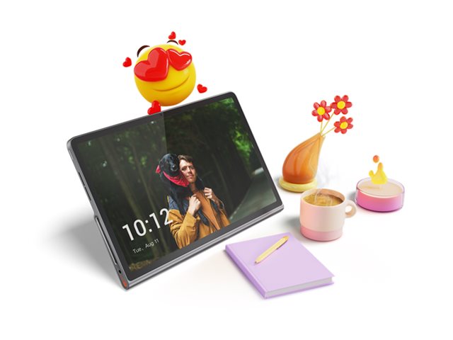 Lenovo Tab Plus ZADX - Tablet - Android 14 oder höher - 128 GB UFS card - 29.2 cm (11.5") IPS (2000 x 1200) - microSD-Steckplatz - Luna Gray