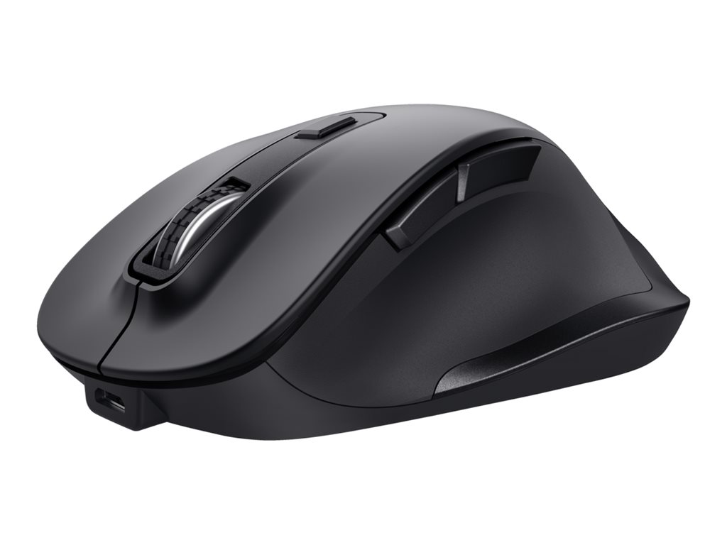 Trust Ergonomische Maus Fyda Rechargeable Schwarz