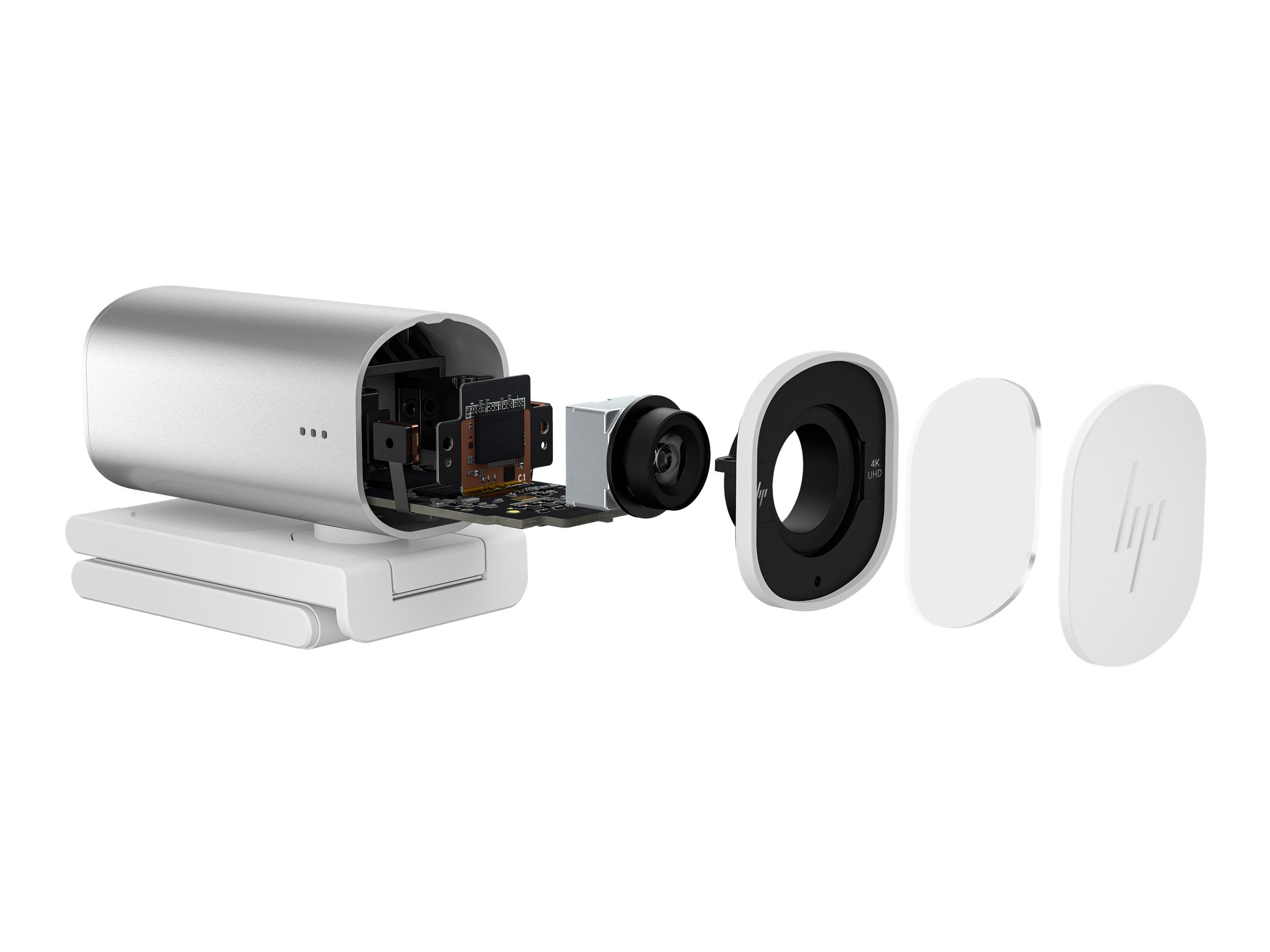 HP 960 Streaming - Webcam - Farbe - 8 MP - 3840 x 2160 - Audio - USB 3.0