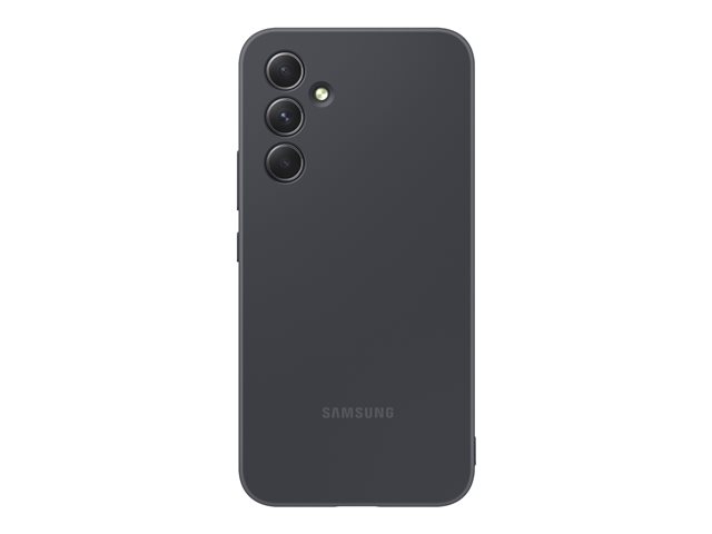 Samsung EP-PA546 - Hintere Abdeckung für Mobiltelefon - Silikon - Schwarz - für Galaxy A54