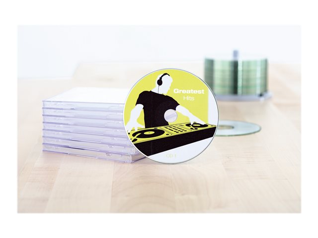HERMA Special Maxi - undurchsichtige CD-/DVD-Etiketten - matt - 200 Etikett(en) - 116 mm rund