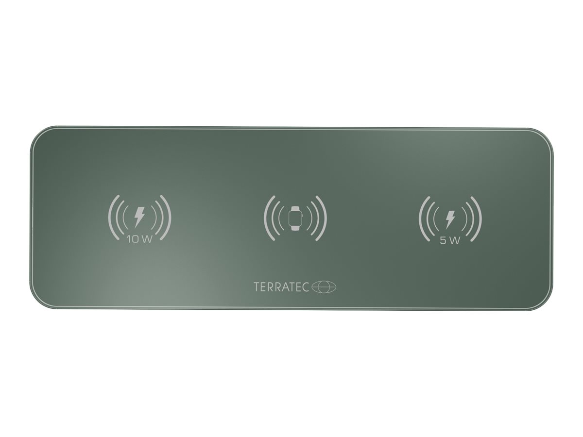 TERRATEC ChargeAIR All green induktive Ladematte - + AC-Netzteil - 10 Watt