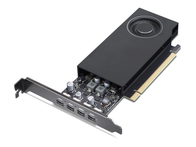 NVIDIA RTX A1000 - Grafikkarten - RTX A1000 - 8 GB GDDR6 - PCIe 4.0 x8 - 4 x Mini DisplayPort