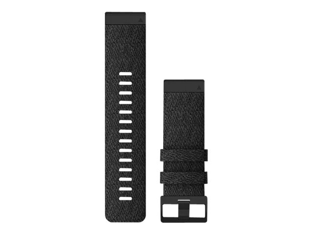 Garmin QuickFit - Uhrarmband für Smartwatch - Heathered Black - für fenix 6X Pro, Pro Solar, Sapphire; Tactix Delta, Delta - Solar Edition