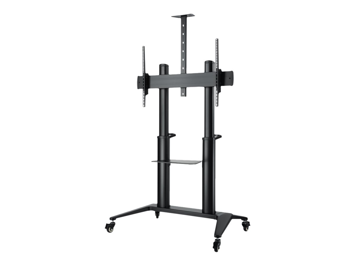 HAGOR BrackIT Stand HD XXL Wagen - für Flachbildschirm / AV-System / Kamera - Schwarz