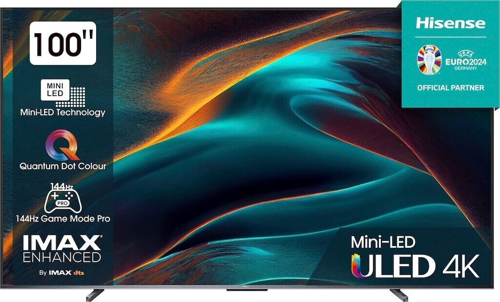 Hisense 100U7KQ U7KQ Series - 254 cm (100") LCD-TV mit LED-Hintergrundbeleuchtung - QLED - 4K