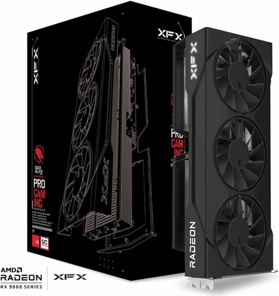 XFX RX 9060XT Swift Triple Fan OC Black GDDR6 retail - 16.384 MB - GDDR6