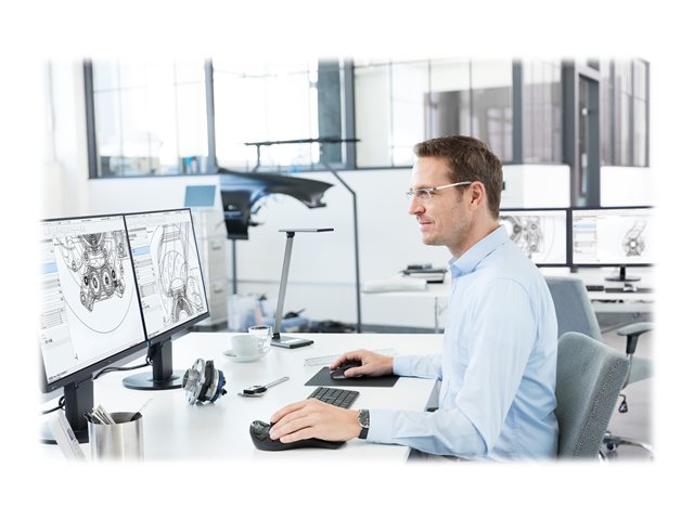 3Dconnexion SpaceMouse Pro Wireless - Bluetooth Edition - 3D-Maus - 2.4 GHz
Bluetooth
USB-C