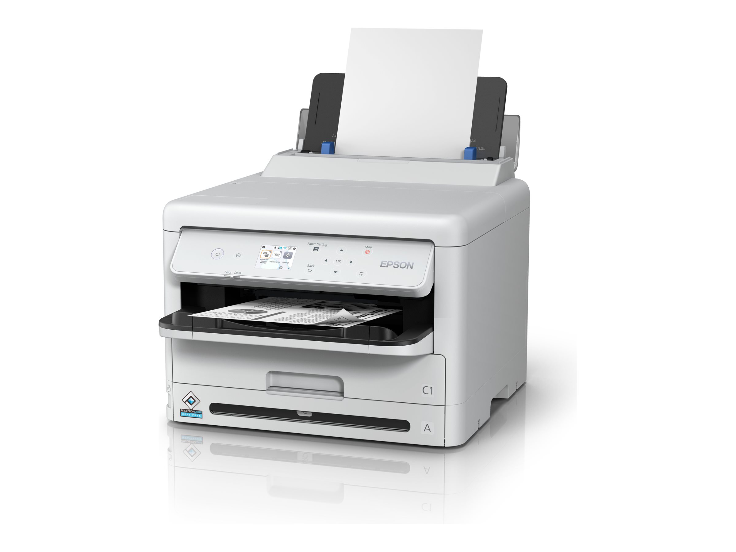 Epson WorkForce Pro WF-M5399DW - Drucker - s/w - Duplex - Tintenstrahl - A4/Legal - 1200 x 2400 dpi - bis zu 25 Seiten/Min. - Kapazität: 330 Blätter - USB 2.0, Gigabit LAN, Wi-Fi(ac)