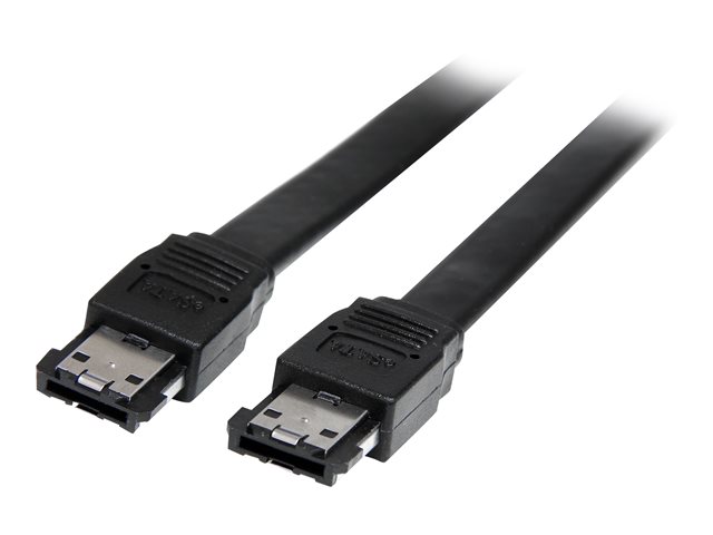 StarTech.com 90cm externes eSATA-Kabel geschirmt - St/St - eSATA-Kabel - Serial ATA 150 - eSATA (M) zu eSATA (M) - 91 cm - Schwarz - für P/N: PEXUSB311A1E, S351BMU33ET, S351BMU33ETG, SDOCKU313E, SDOCKU33EF, TB2DOCK4K2DP