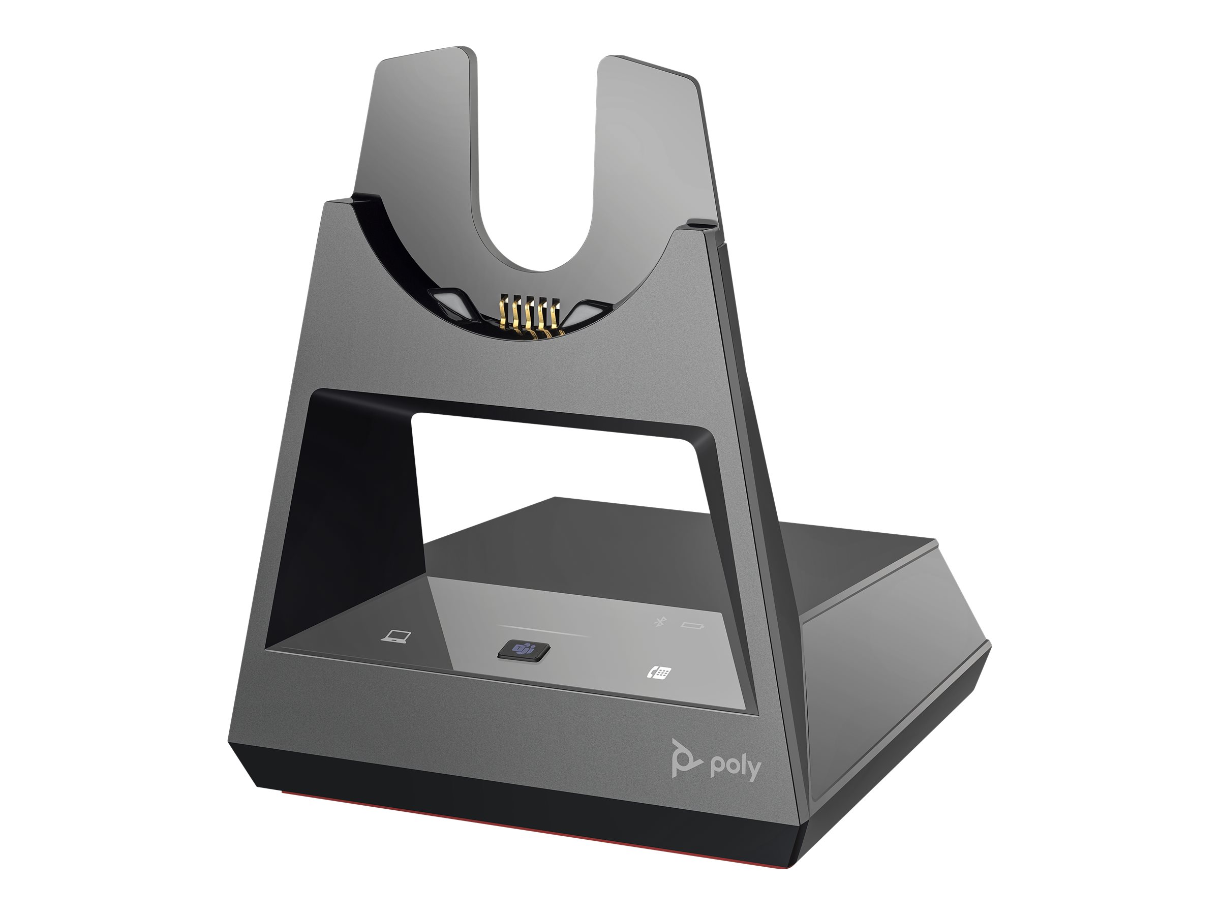 Poly Voyager Office Base Accessory - für Microsoft Teams - Basisstation für drahtloses Headset für Bluetooth-Headset