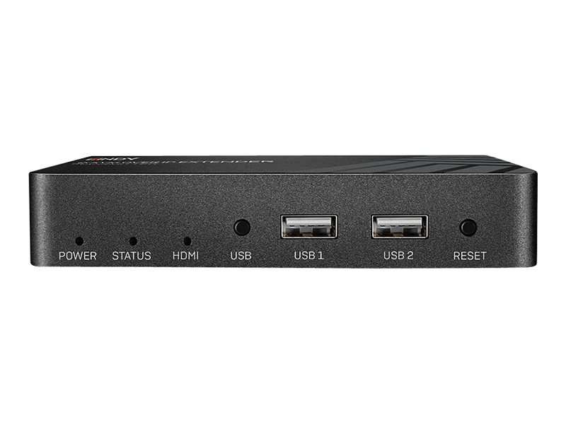 LINDY KVM over IP Extender, Receiver - KVM/Infrarot-Extender - Empfänger - 1GbE, HDMI - USB - bis zu 150 m