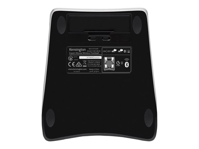 Kensington Kabelloser Expert Mouse-Trackball - Trackball - 2.4 GHz
Bluetooth 5.0 LE - Schwarz