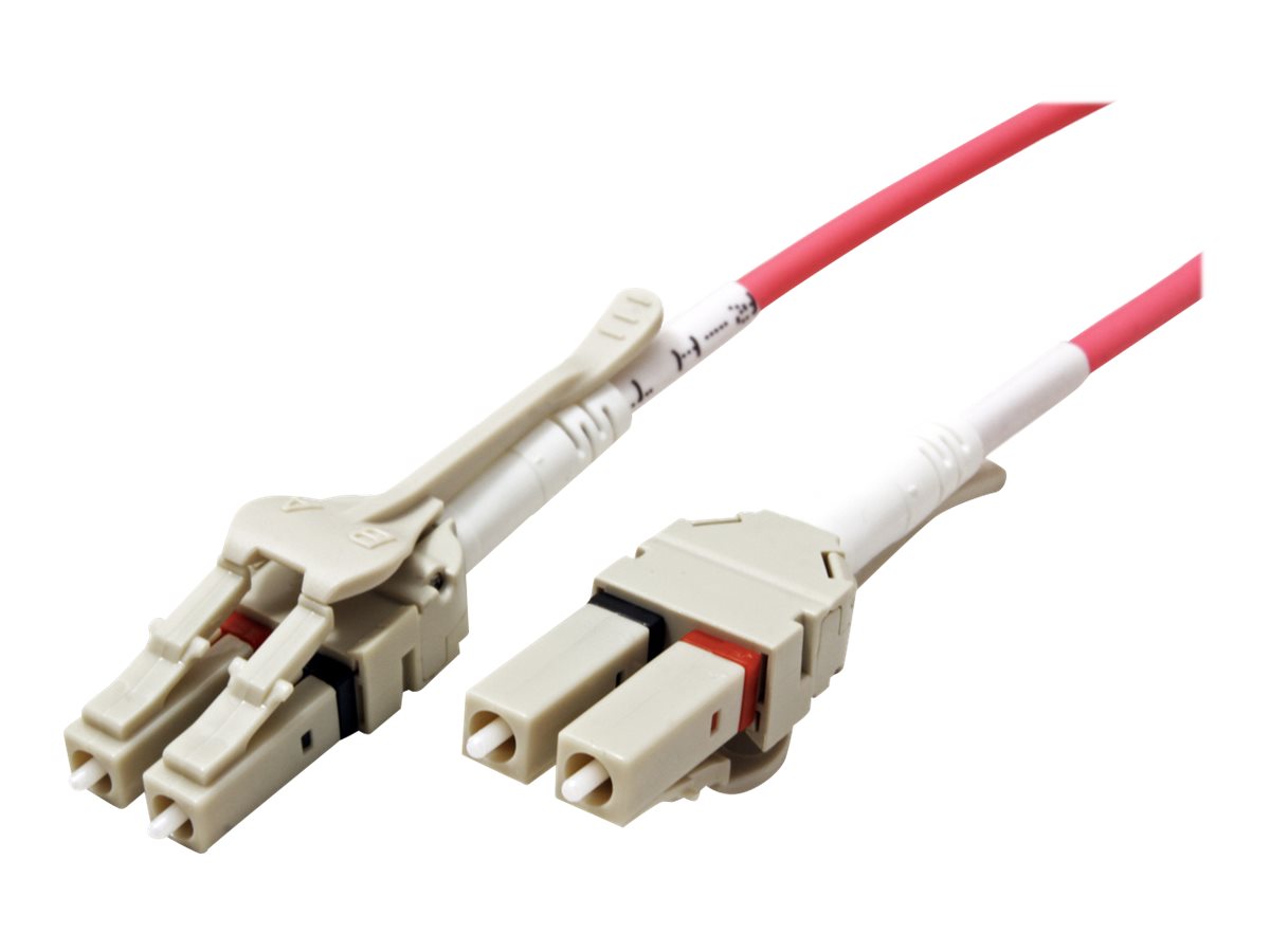 Roline - Netzwerkkabel - LC Multi-Mode (M) zu LC Multi-Mode (M) - 3 m - Glasfaser - 50/125 Mikrometer - OM4 - lila