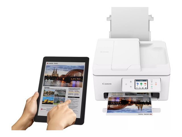 Canon PIXMA TS7750i 3 in 1 Tintenstrahl-Multifunktionsdrucker grau