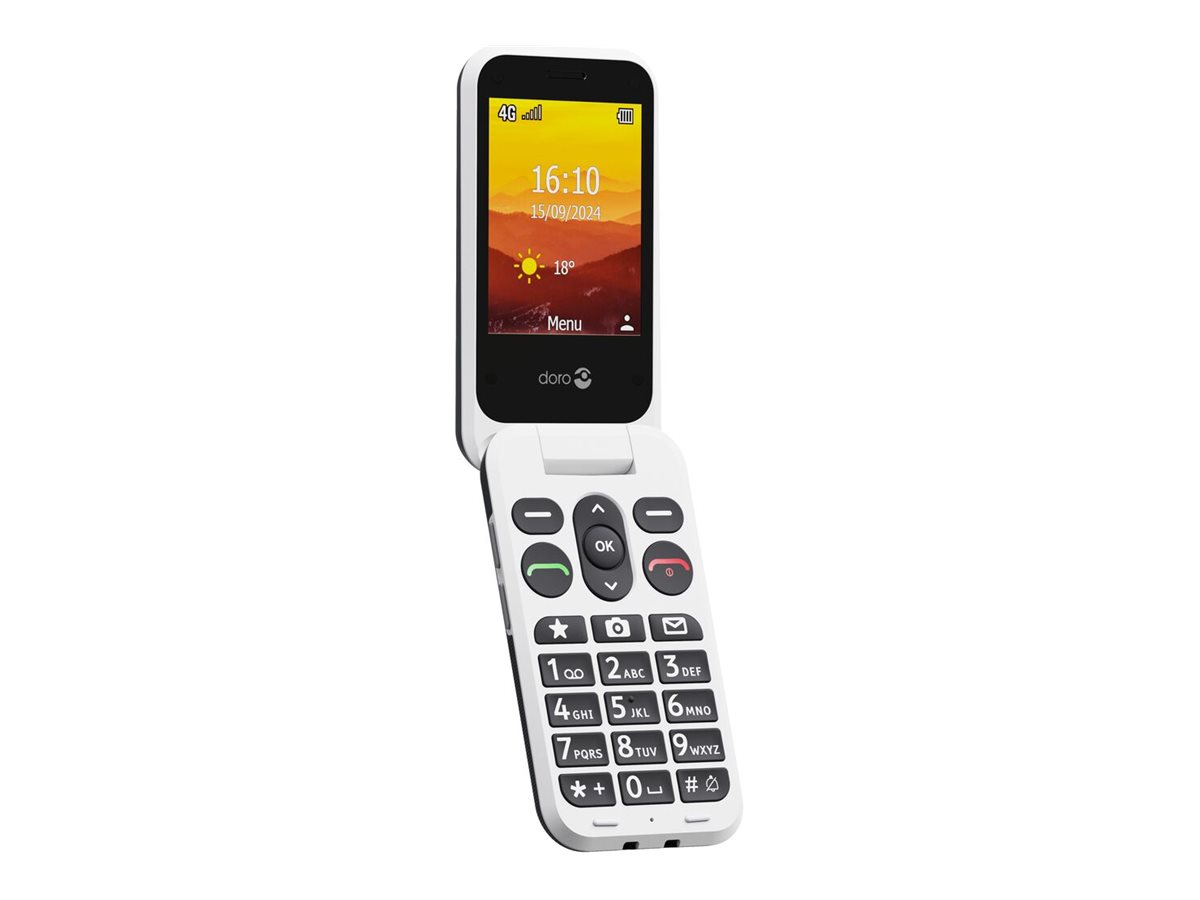 DORO Leva L20 - Schwarz / Weiß - 4G Feature Phone - 128 MB - GSM