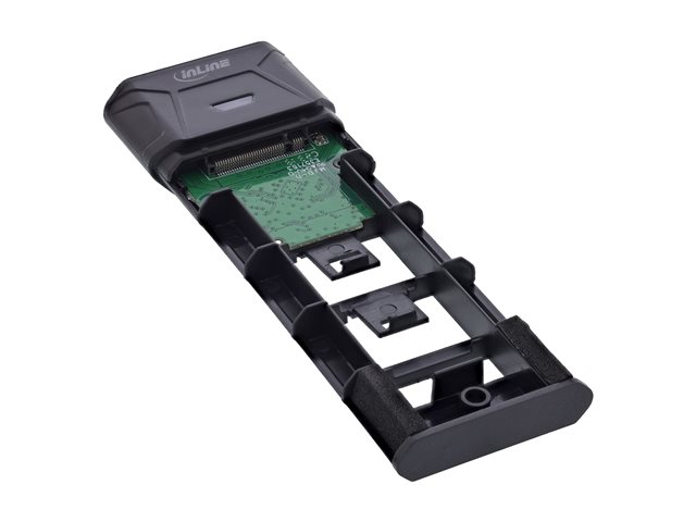 InLine - Speichergehäuse - M.2 Card (PCIe NVMe & SATA) - USB 3.2 (Gen 2)