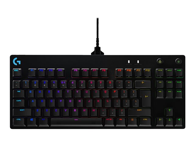Logitech G Pro Mechanical Gaming Keyboard - Tastatur - US International - Schwarz Eingabegerät