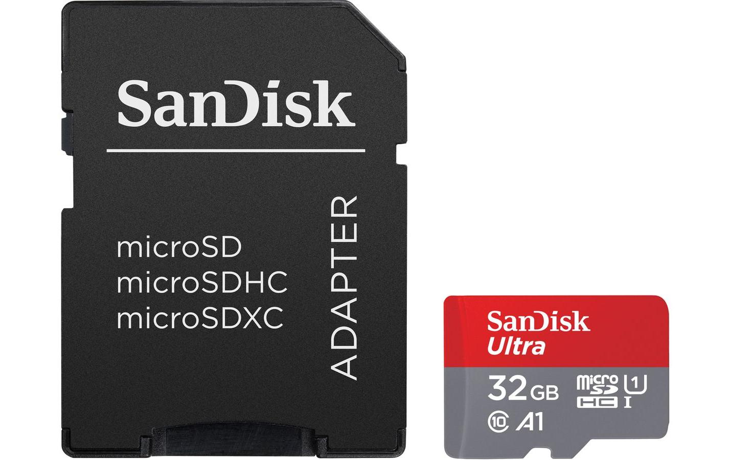 SanDisk microSDHC-Karte Ultra UHS-I A1 32 GB