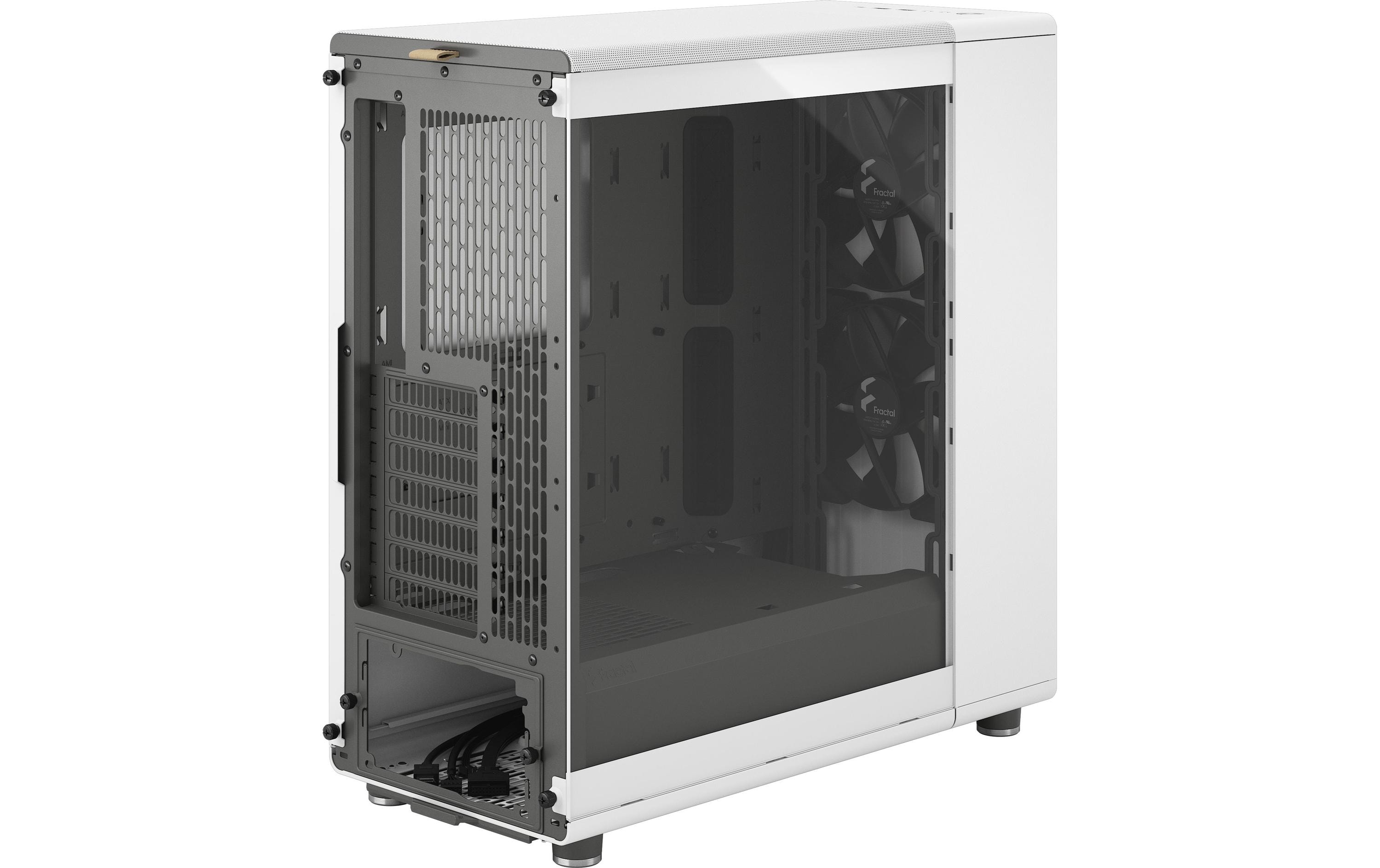 Fractal Design PC-Gehäuse North TG Clear Weiss