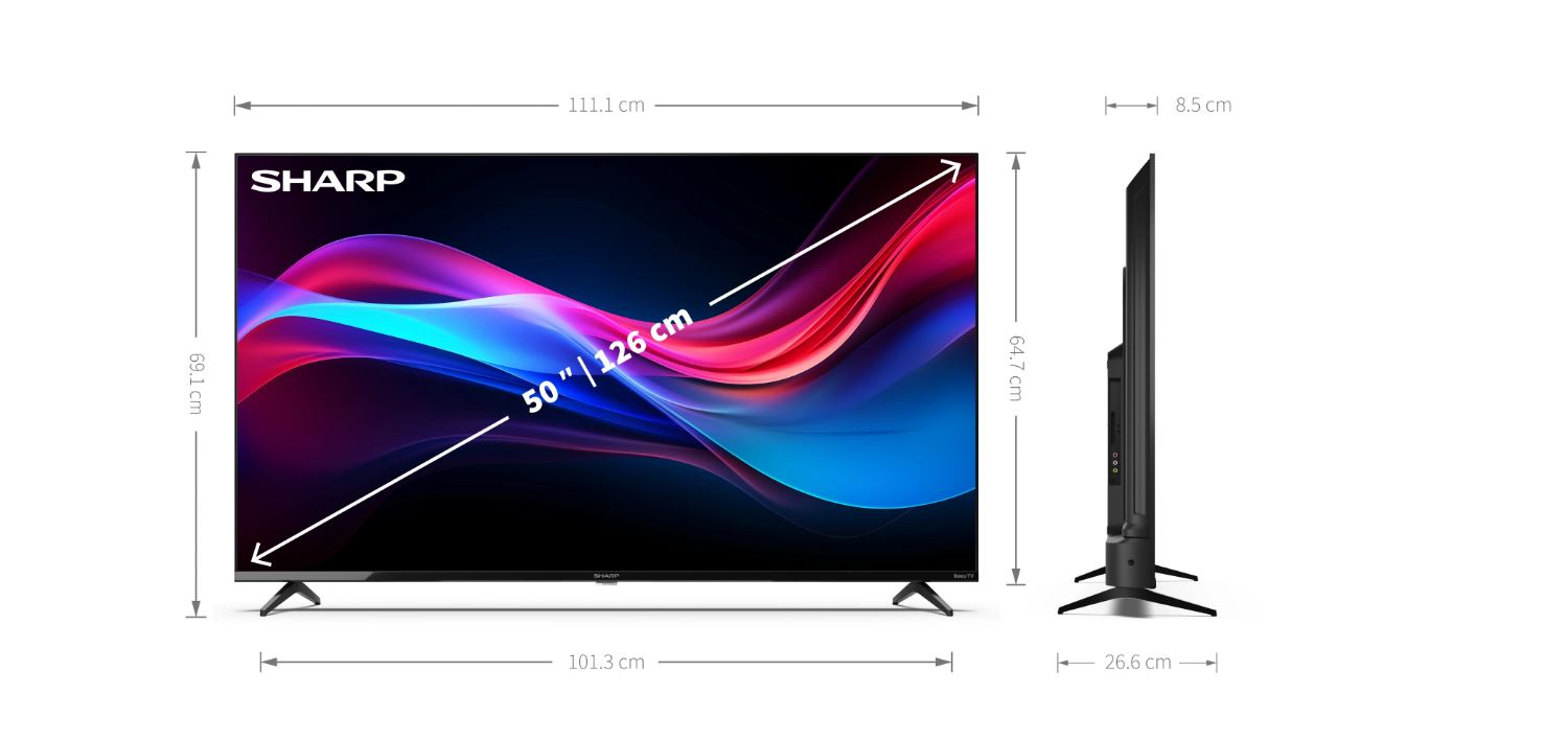 Sharp 50GJ4225E (50") LCD-TV mit LED-Hintergrundbeleuchtung - 4K