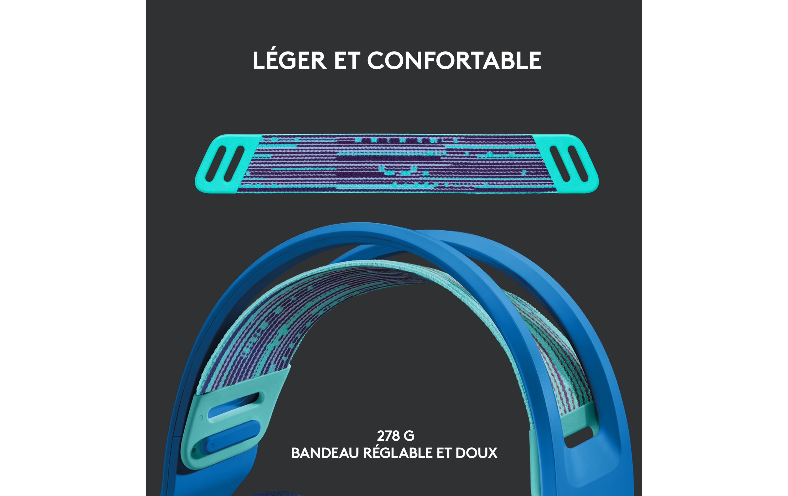 Logitech G G733 LIGHTSPEED Wireless RGB Gaming Headset - Headset