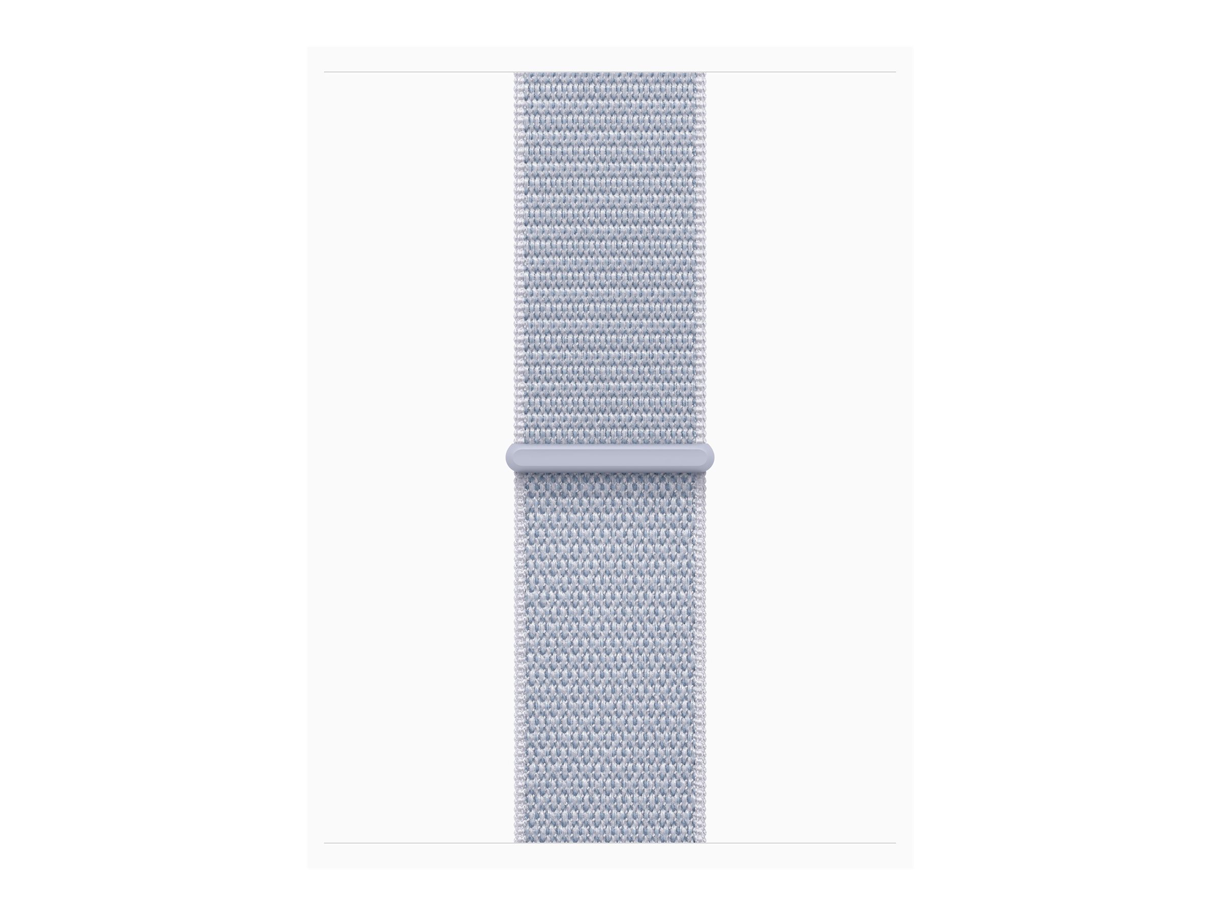 Apple Watch Series 10 GPS 42mm Silver Aluminium Case mit Blue Cloud Sport Band (MWWD3QF/A)