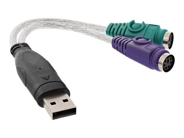 InLine USB->PS/2 Converter - Tastatur- / Maus-Adapter - USB