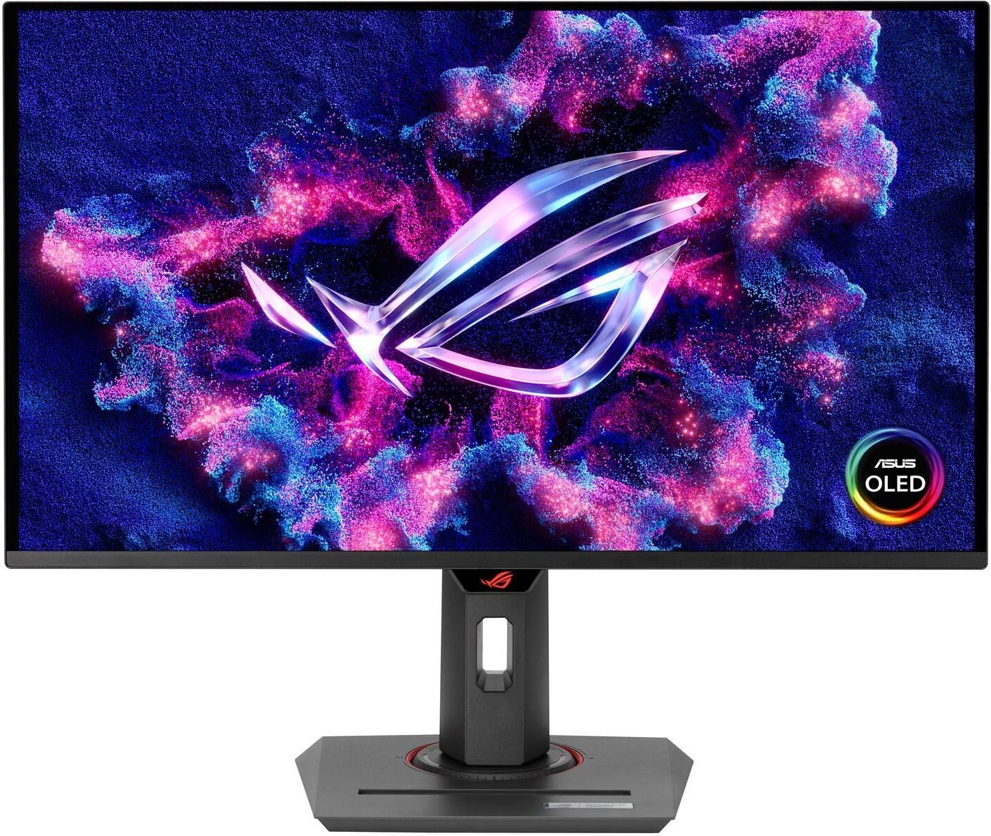 ASUS ROG Strix OLED XG27UCDMG - OLED-Monitor - Gaming - 68.6 cm (27") (26.5" sichtbar) - 3840 x 2160 4K @ 240 Hz - 1000 cd/m² - 1500000:1 - DisplayHDR 400 True Black - 0.03 ms - 2xHDMI, DisplayPort, USB-C - Schwarz