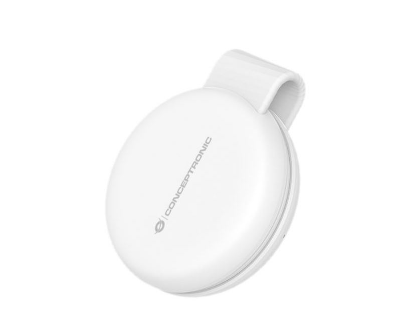 Conceptronic GORGON04W Faltbares Magnetisches Qi2 Ladegerät 25W 2-in-1 Weiß
