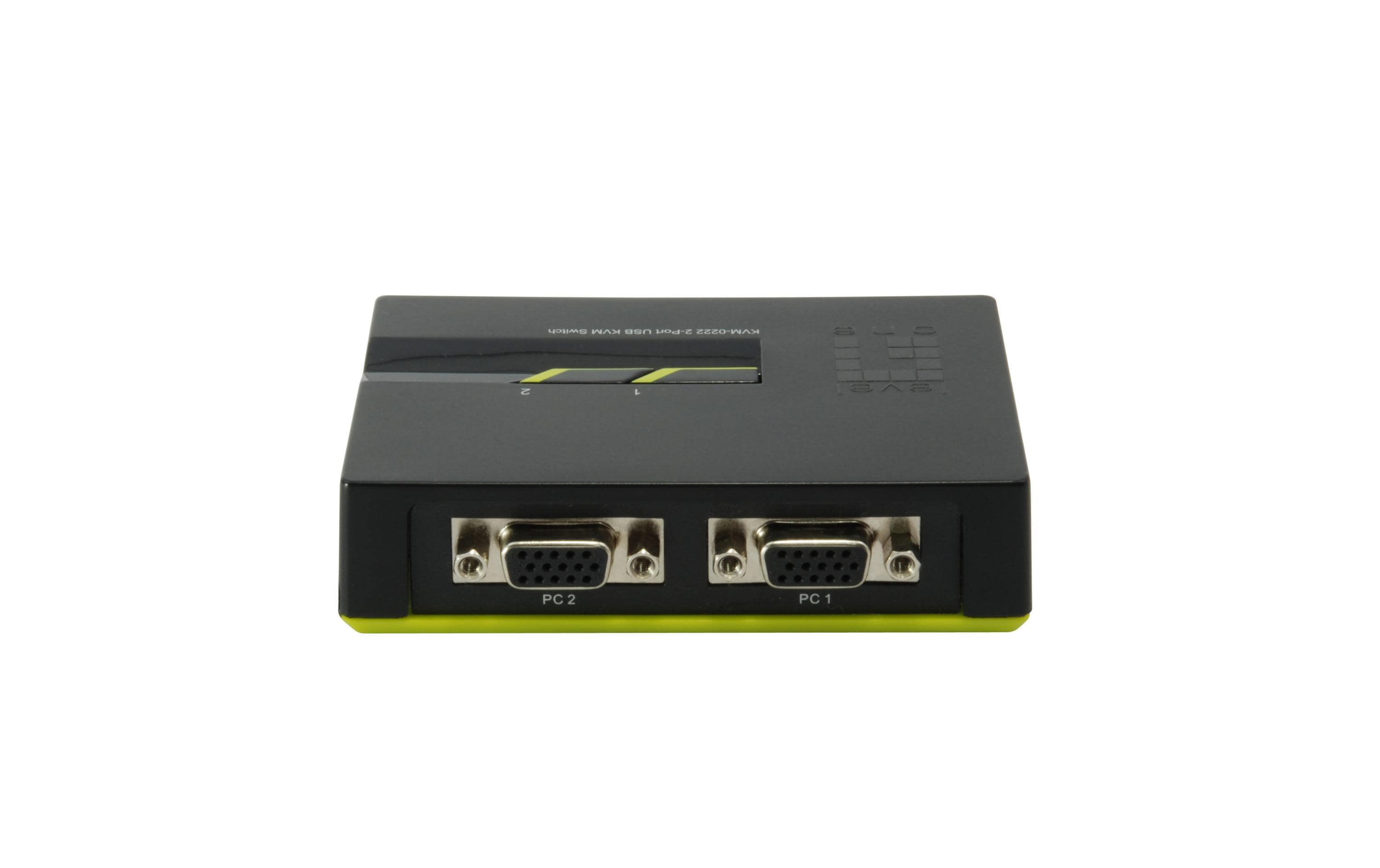 LevelOne ViewCon KVM-0222 - KVM-Switch - 2 x KVM port(s) - 1 lokaler Benutzer - Desktop