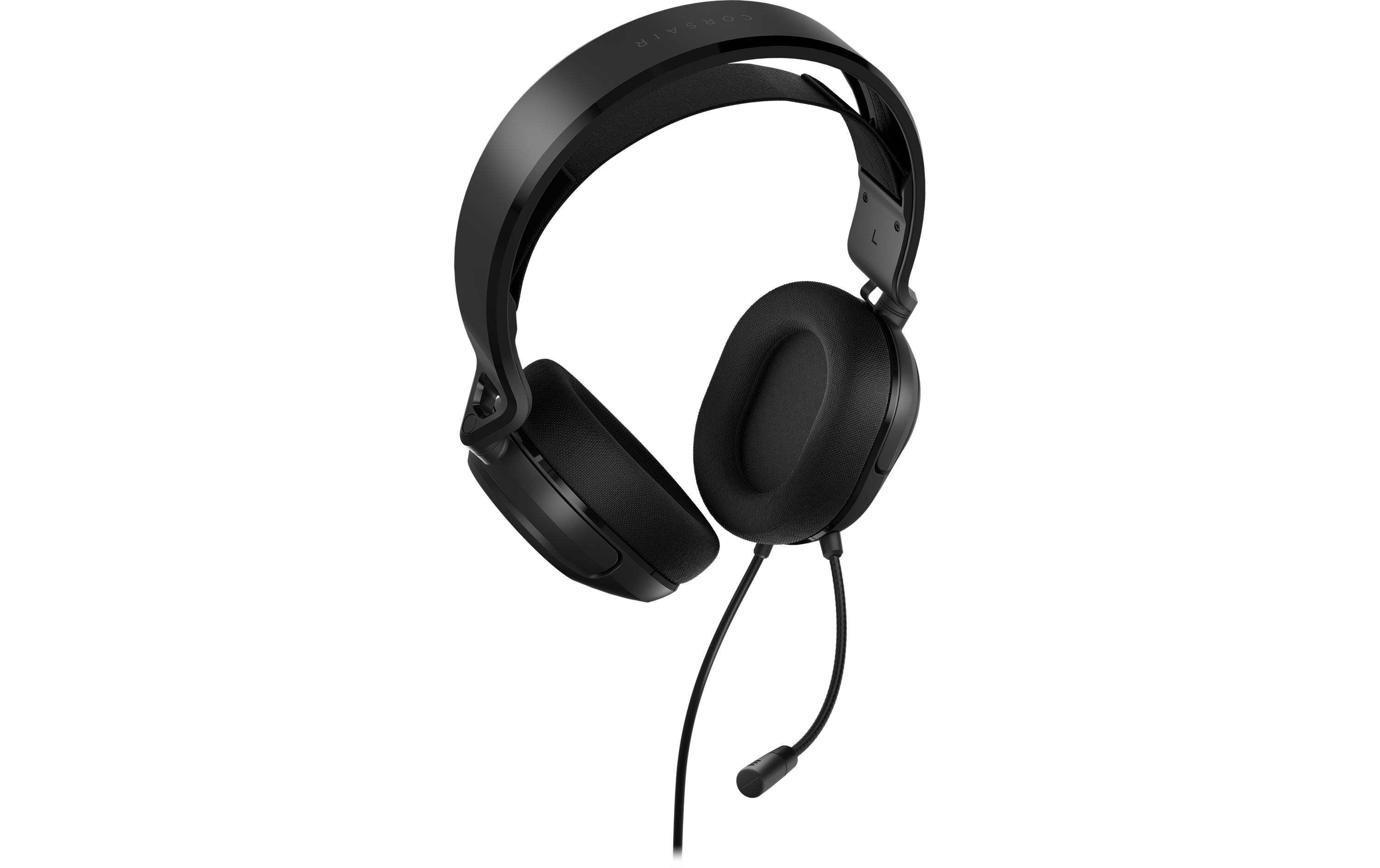 CORSAIR Gaming HS35 v2 - Headset - ohrumschließend - kabelgebunden - 3,5 mm Stecker - Kohle