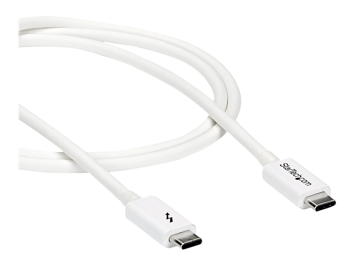 StarTech.com 3.3ft (1m) Thunderbolt 3 Cable
20Gbps
100W PD
4K Video
Thunderbolt-Certified
Compatible w/ TB4/USB 3.2/DisplayPort - Thunderbolt-Kabel - 24 pin USB-C zu 24 pin USB-C - 1 m