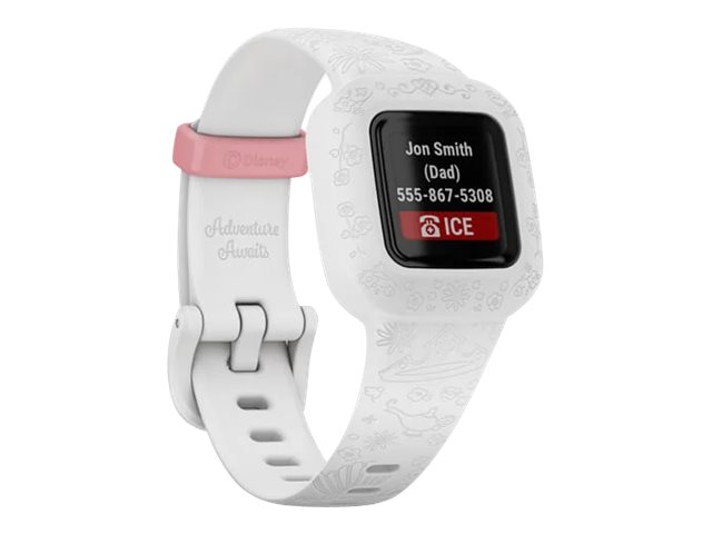 Garmin vivofit jr. 3 Disney Princess Aktivitätsmesser mit Band - weiß